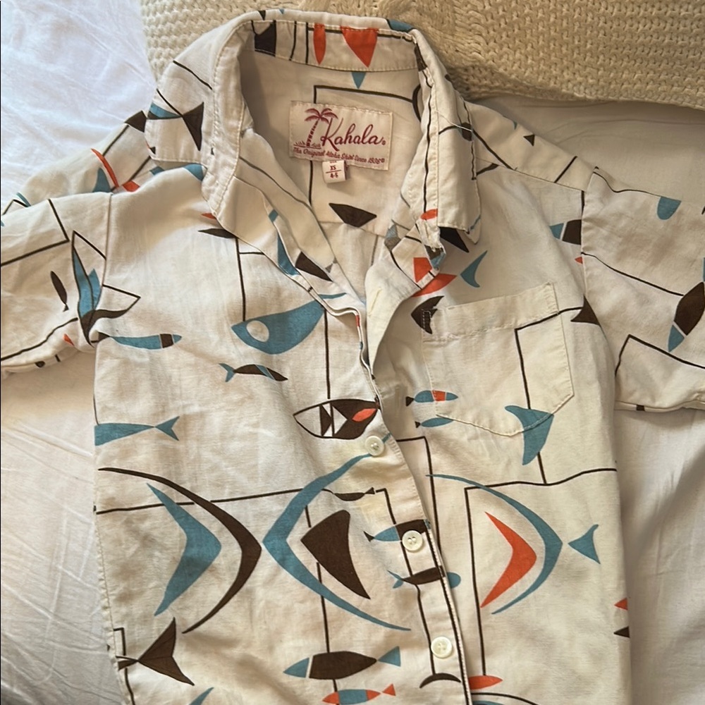 Boys Hawaiian kahala shirt